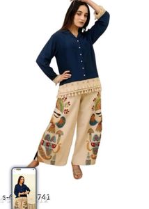 Navy Blue Co-ord Set rajasthani