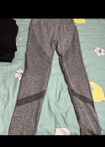 Activewear Seamless Grey Leggings