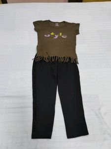 Cute T-Shirt and Pants Set