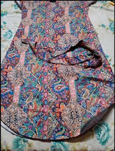 Boho Paisley Print onepiece dress