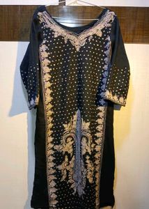 Pure Wool Embroidered Kashmiri Kurta