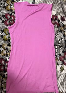 Pink Rhinestone Butterfly Dress