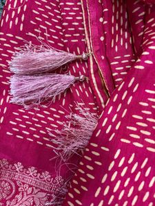 Banarasi Leheriya Silk Saree