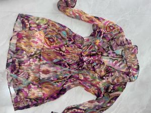 Bohemian Floral Print Maxi Dress