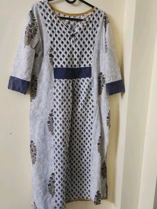 Printed A line  Cotton Kurti