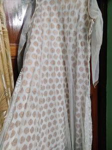 Heavy Embroidrery Anarkali Kurta With Duppatta