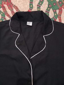 Black night suit top