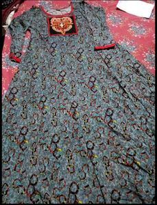 Beautiful Printed Anarkali Gown