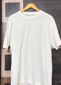 Classic White Crew Neck T-Shirt