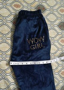 Blue Velvet Tracksuit - WOW GIRL