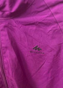 Purple Athletic Windbreaker Jacket