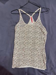 Leopard Print Racerback Tank Top