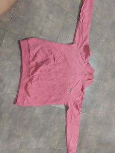Pink Long Sleeve Turtle Neck sweater