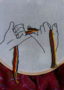 Best Friends Embroidery Design