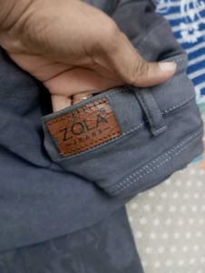 Stylish Grey Faux Suede Pants
