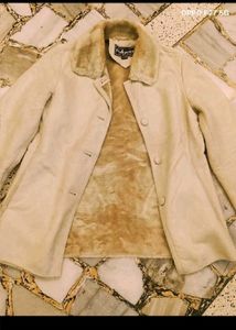 25. Stylish Beige Faux Suede Jacket
