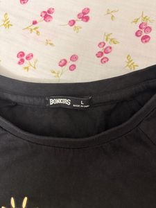 Cute graphic crop top
