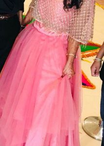 Stunning Pink Sequin Lehenga Choli