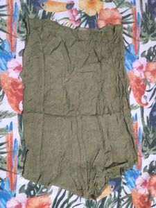 Olive Green Sleeveless Top