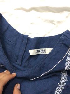 Cantabil straight solid kurta