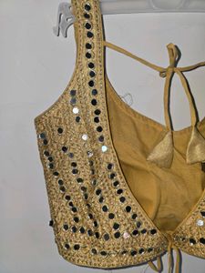 Designer Mirror Work Blouse