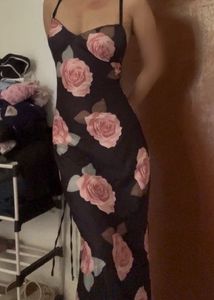 Floral Print Slip Dress