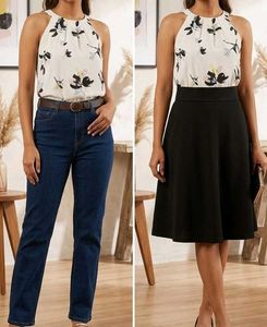 Floral Halter Neck Top