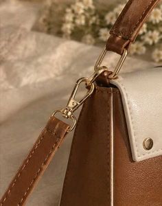 Chic Two-Tone Crossbody Bag