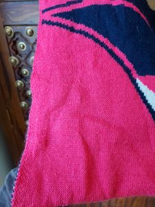 Kashmiri Highly Warm Woolen Blue Pink STOLE
