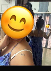 Paisley Halter Maxi Dress(backless)