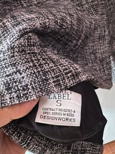 Elegant Tweed blazer with Pearl Buttons