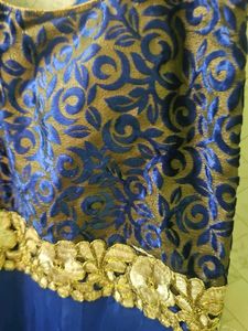 Royal Blue Embellished Gown