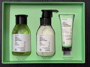 Brillare Minty Fresh Bath &amp; Body Set