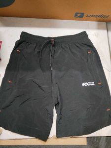HRX Men's Black Athletic Shorts