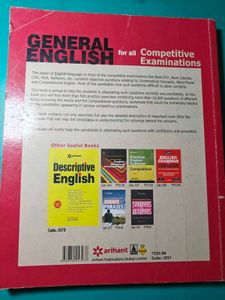 Arihant General English for Competitive Exams