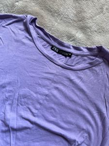 Lavender Twist Front Top