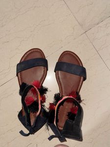 Luna Blu Sandals with Tassels