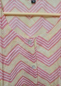 Stylish Chevron Print Kurta