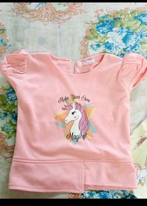Kids Skirt Top Set