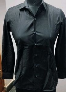 Classic Black Button-Down Shirt