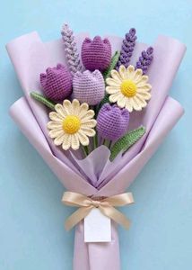 Handmade Crochet Flower Bouquet