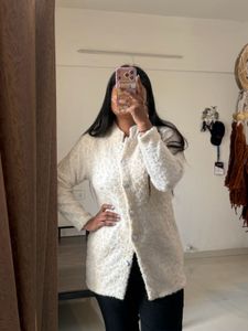 🤍 Kashmiri Plush Woolen Coat 🏔️