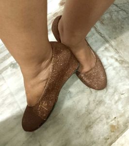Stylish Metallic Brown Bellies