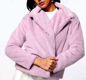 Fuzzy Lavender Cropped Jacket