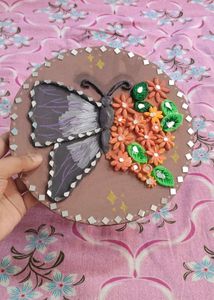 Handmade Butterfly &amp; Flower Decor Piece