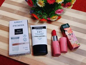 Primer + Lipstick