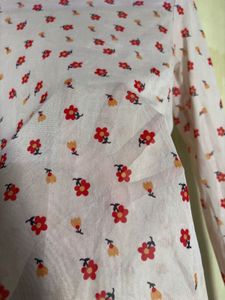 Sheer Floral Long Sleeve Top