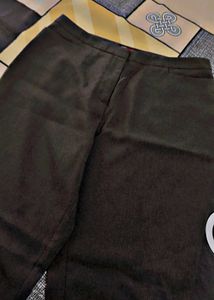 Formal Black Straight Leg Pants
