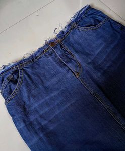Long Denim Skirt