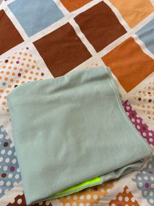 Mint Green Cropped Sweatshirt